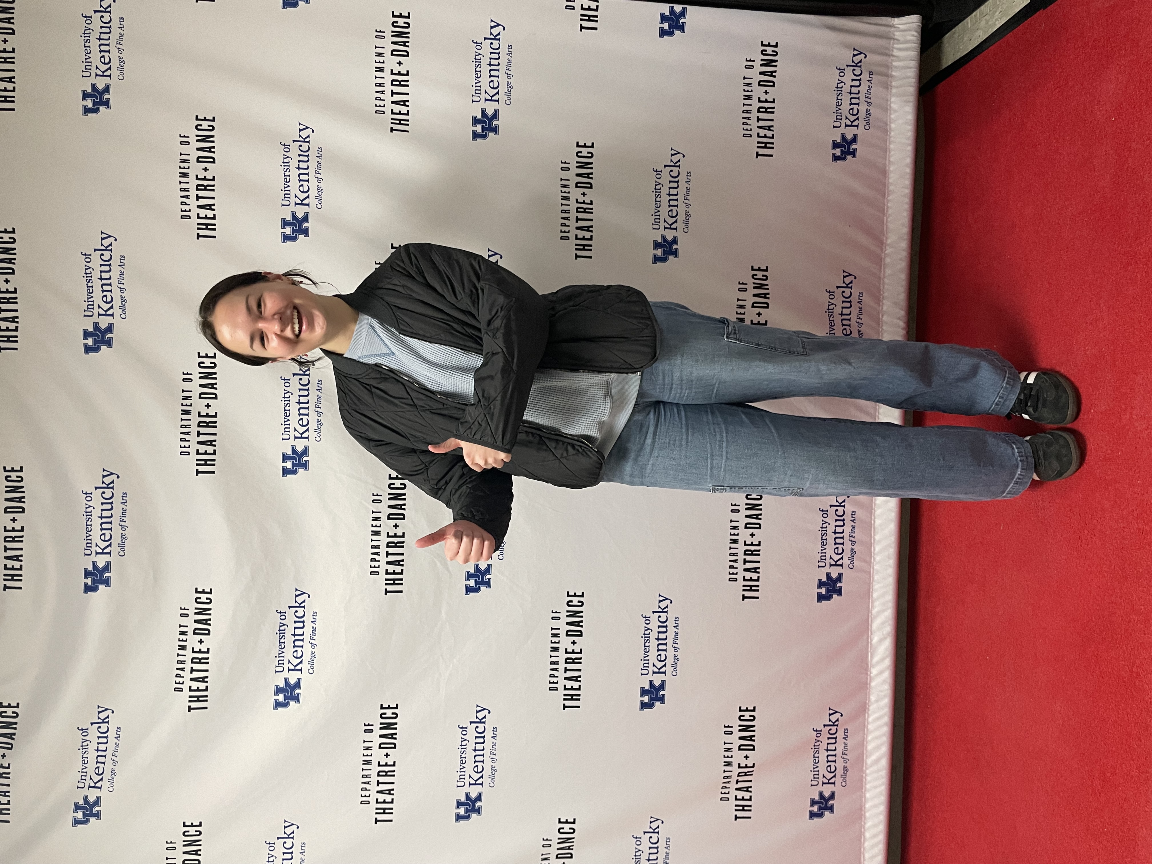 Gracie at Dept of Theatre & Dance